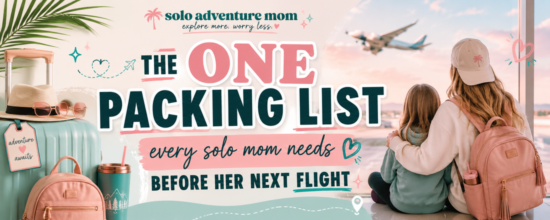 The One Packing List Every Solo Mom Needs Before Her Next Flight