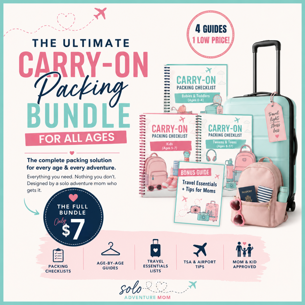 The Ultimate Packing System Bundle for Moms & Kids